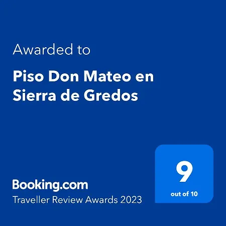 Piso Don Mateo En Sierra De Gredos Apartamento *